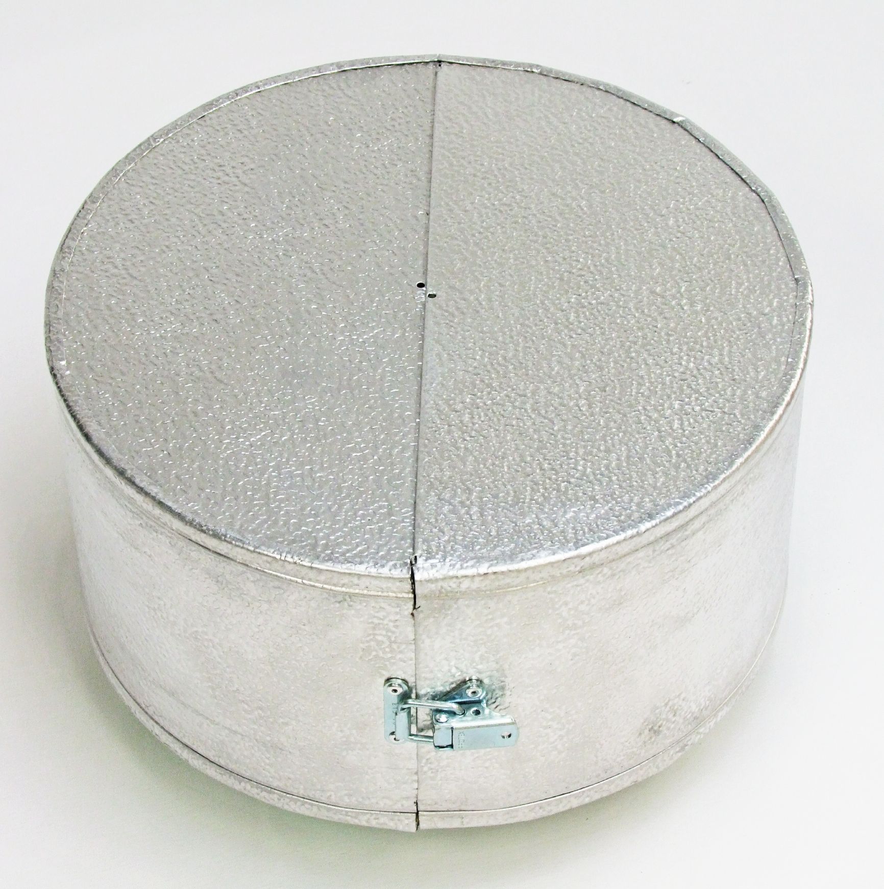 Aluminium Flange Insulation Cover - Stucco